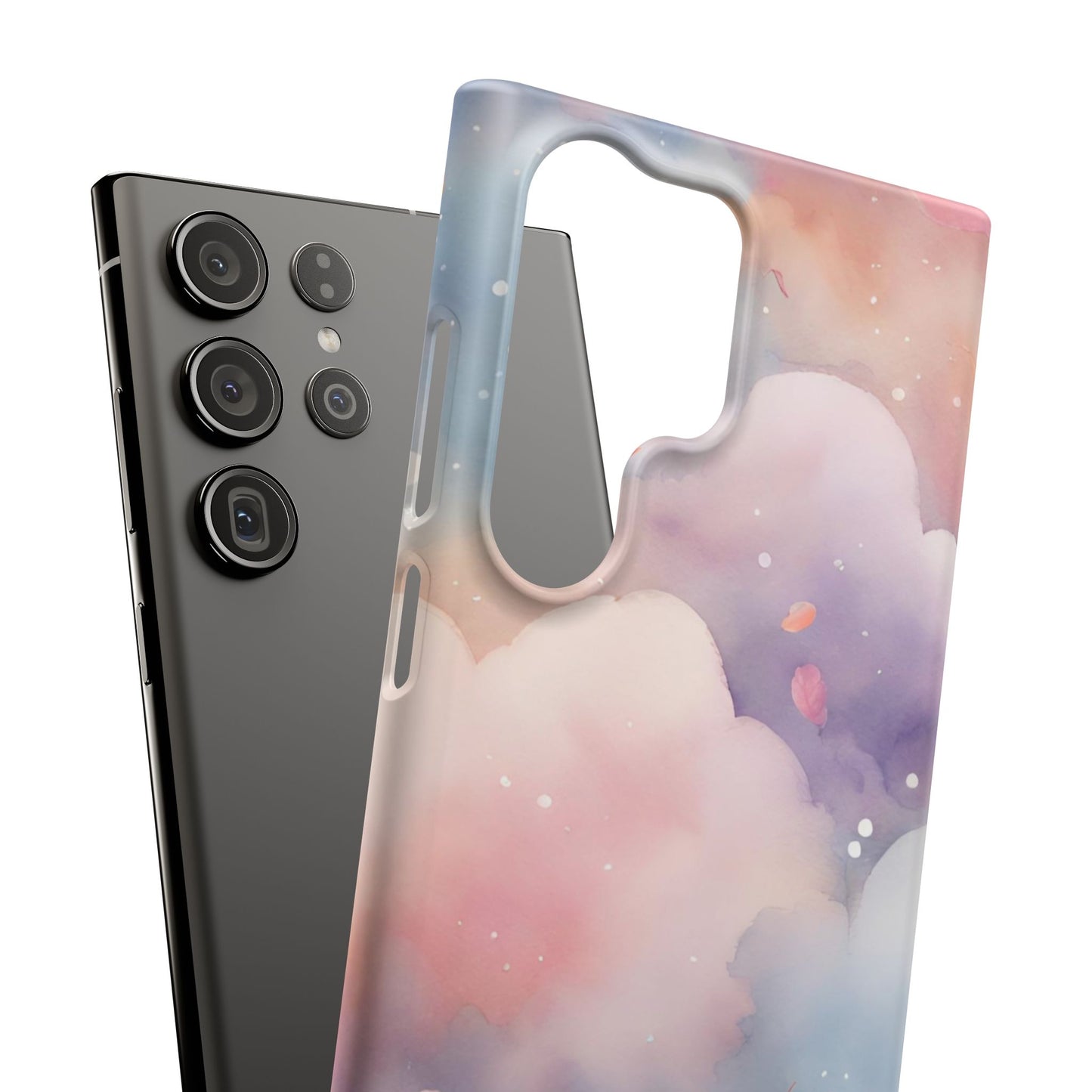 Dreamy Cloud Snap Case - Colorful Phone Protection for Dreamers