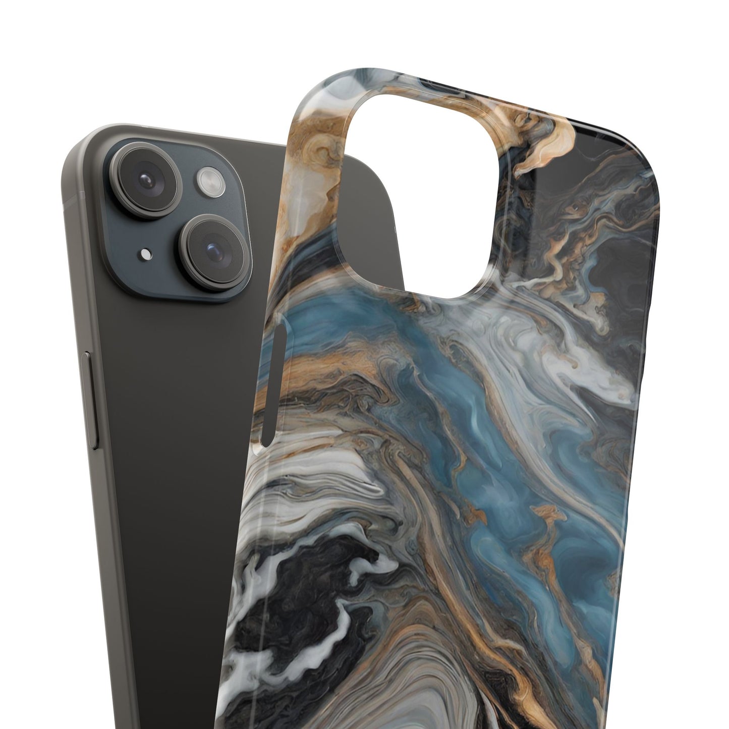 Abstract Marble Snap Case - Stylish Phone Protector for Trendsetters