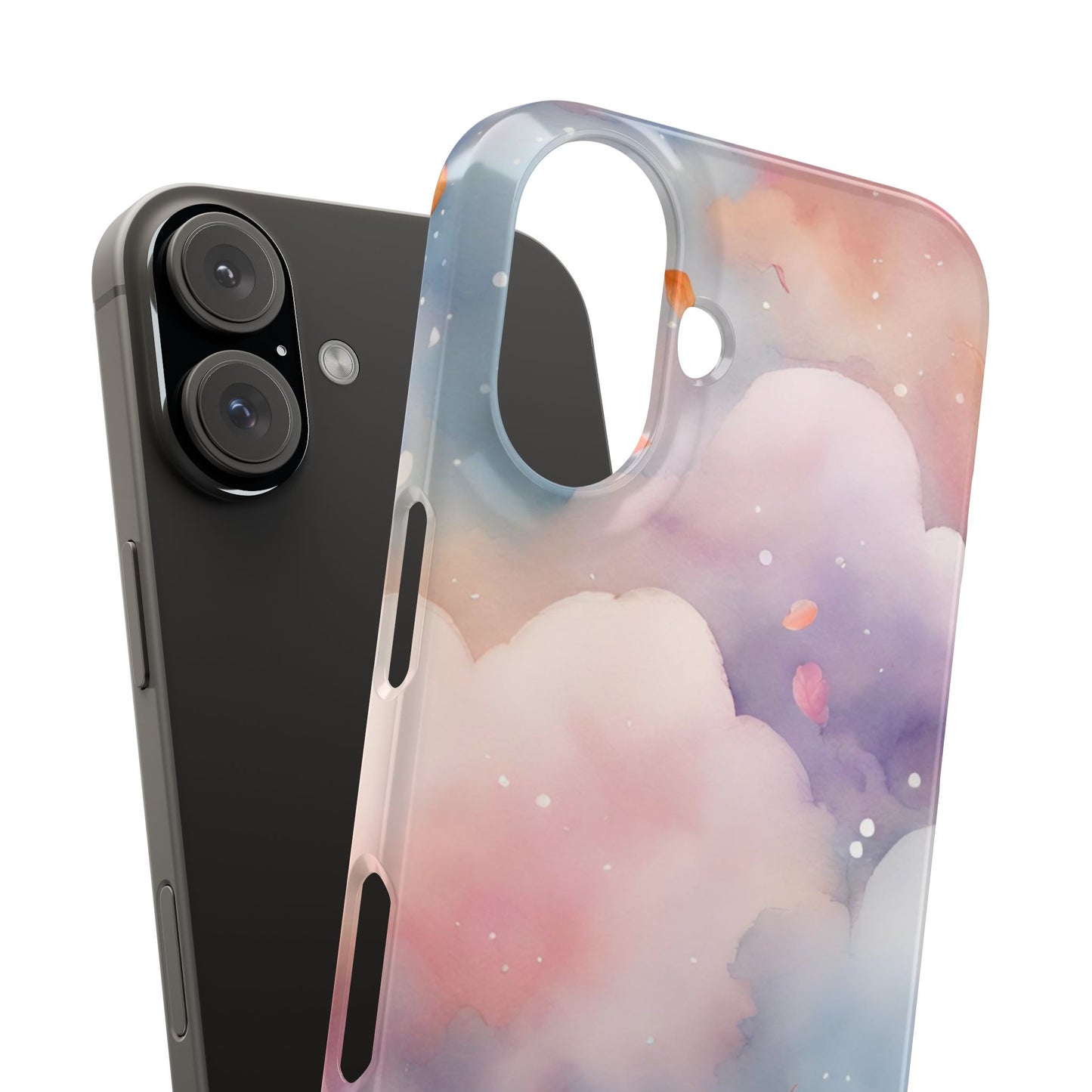 Dreamy Cloud Snap Case - Colorful Phone Protection for Dreamers