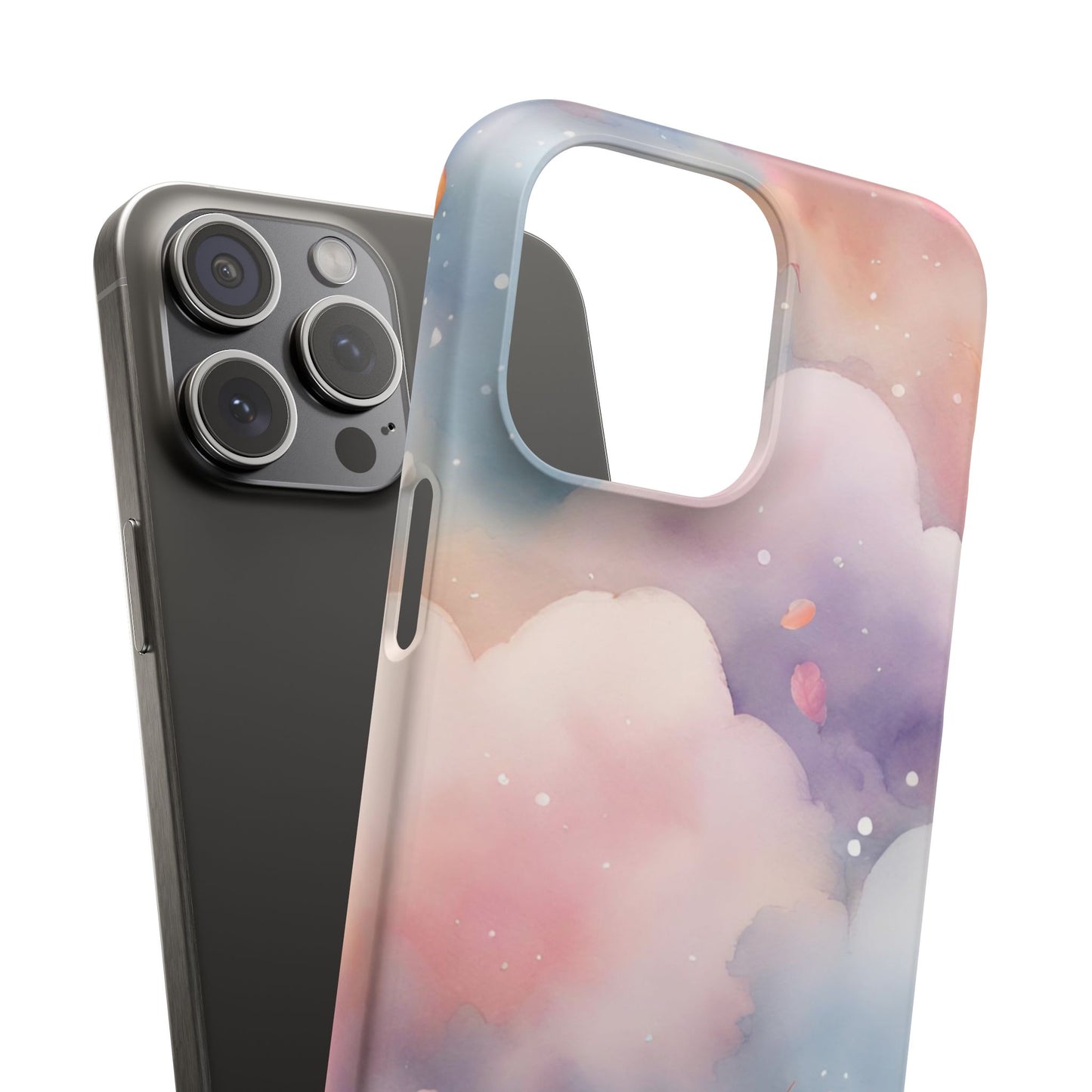 Dreamy Cloud Snap Case - Colorful Phone Protection for Dreamers