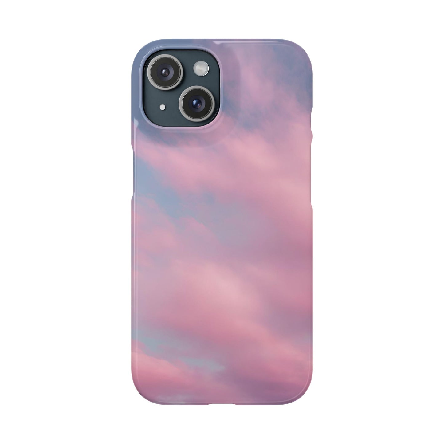 Dreamy Sunset Snap Case - Soft Pink Cloud Design for iPhone & Android