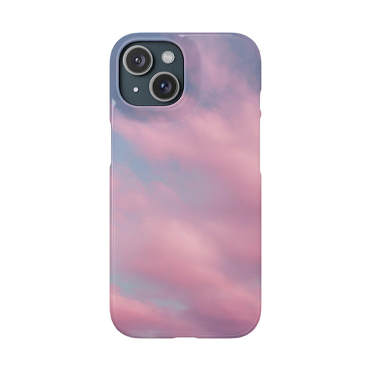 Dreamy Sunset Snap Case - Soft Pink Cloud Design for iPhone & Android
