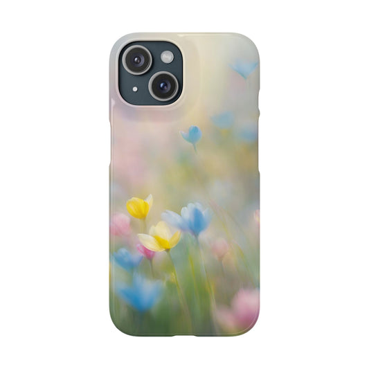 Dreamy Floral Snap Case for iPhone - Nature Inspired Design
