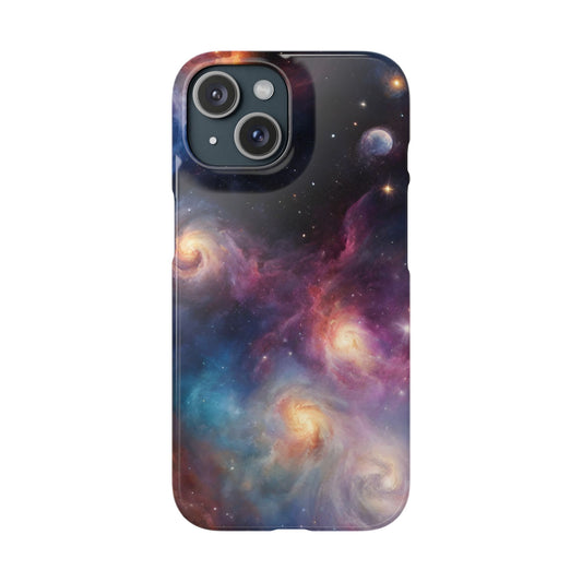 Cosmic Galaxy Snap Case for iPhone - Stellar Space Design