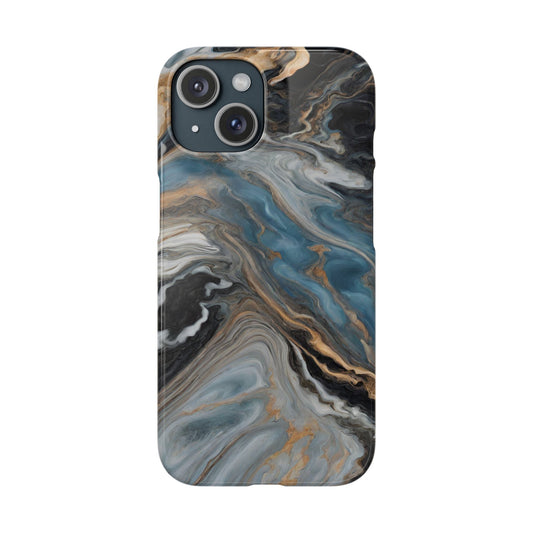 Abstract Marble Snap Case - Stylish Phone Protector for Trendsetters